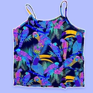 The Children’s Place Spaghetti Strap Tropical Graphic Tank Top Shirt